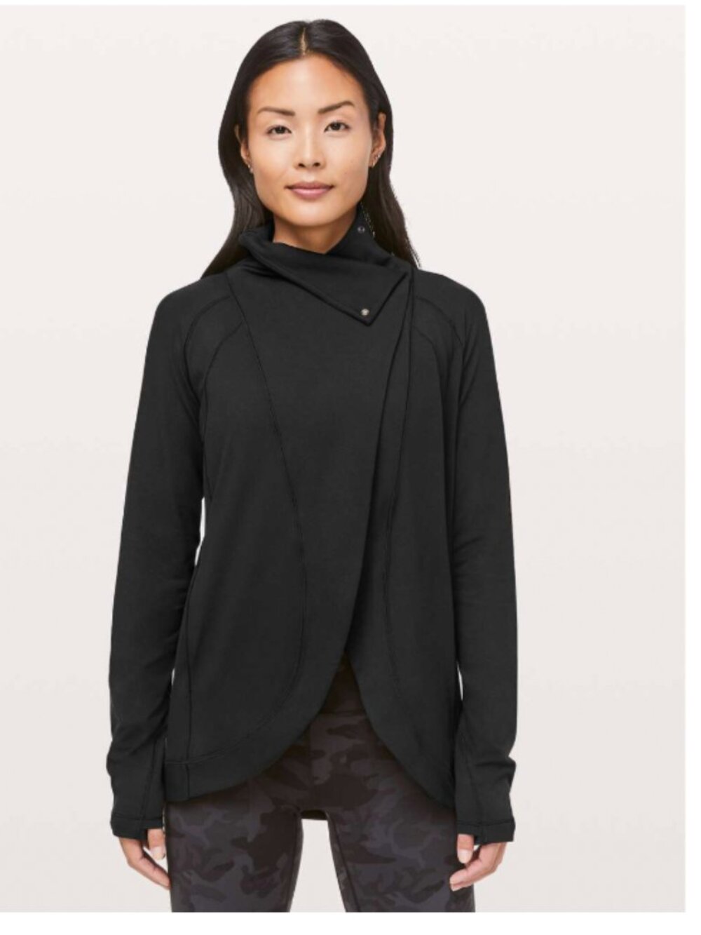 Lululemon Rulu Rally Wrap‎ Black size 12 W3BMUS